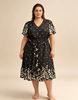 Immagine di PLUS SIZE DRESS WITH POLKA DOT LEAF PATTERN